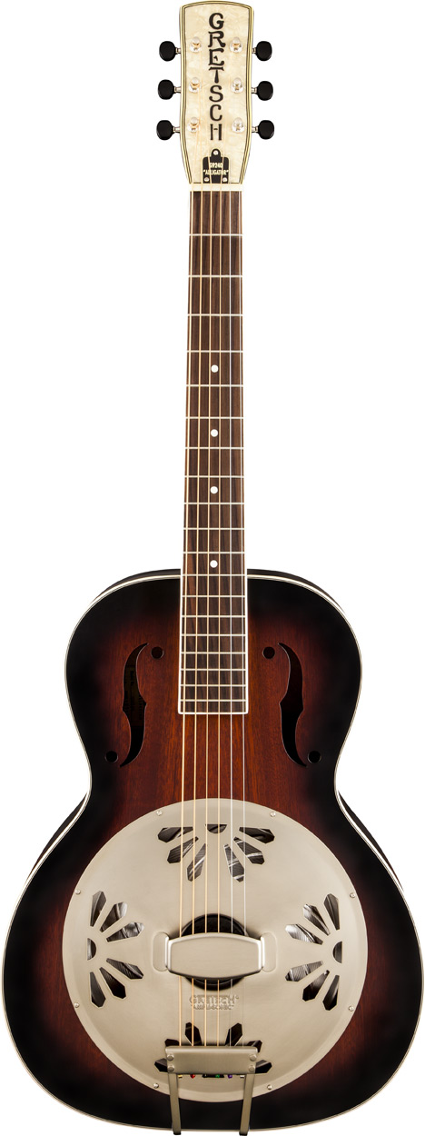 G9240 Alligator Biscuit SB Roundneck 2-Color Sunburst