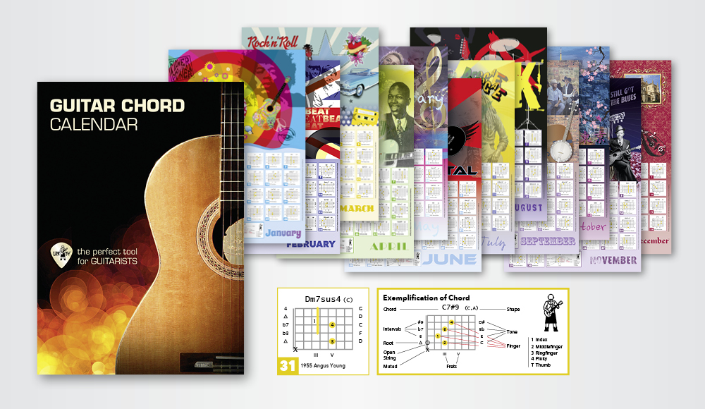 Guitar Chord Calendar