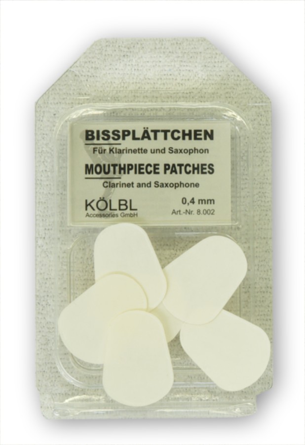 Bissplatten transparent 0,4mm 6 Stück 8002