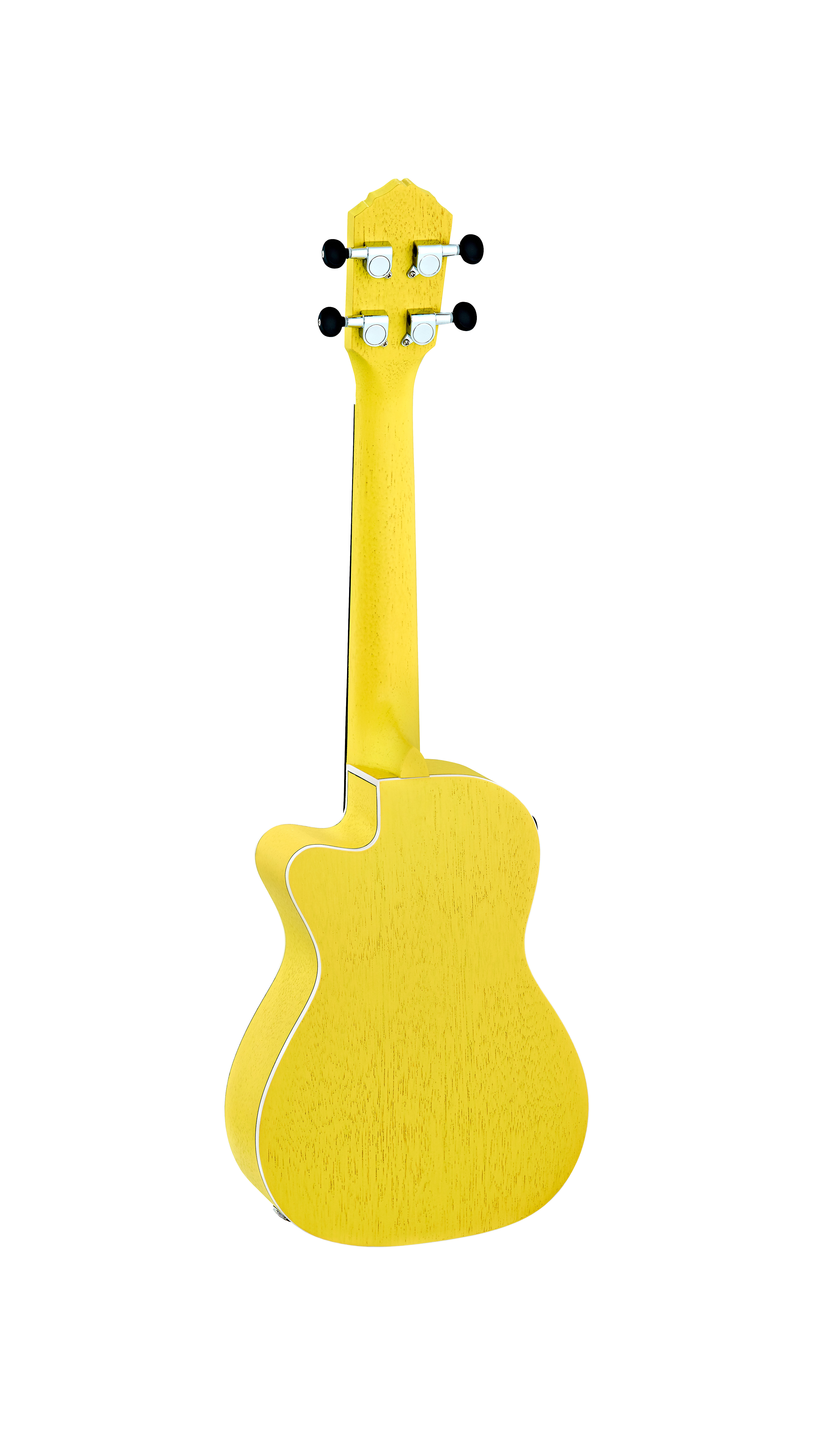 RUSUN-CE Concert Ukulele Transparent Yellow Okoume Wood