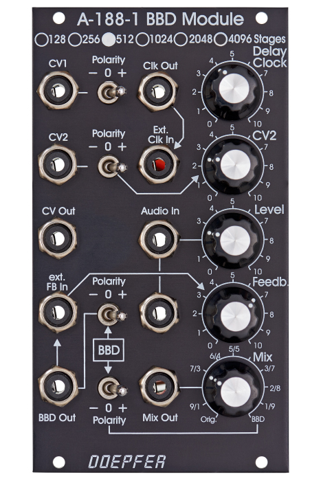 A-188-1AV Vintage Edition BBD Modul 512 stages