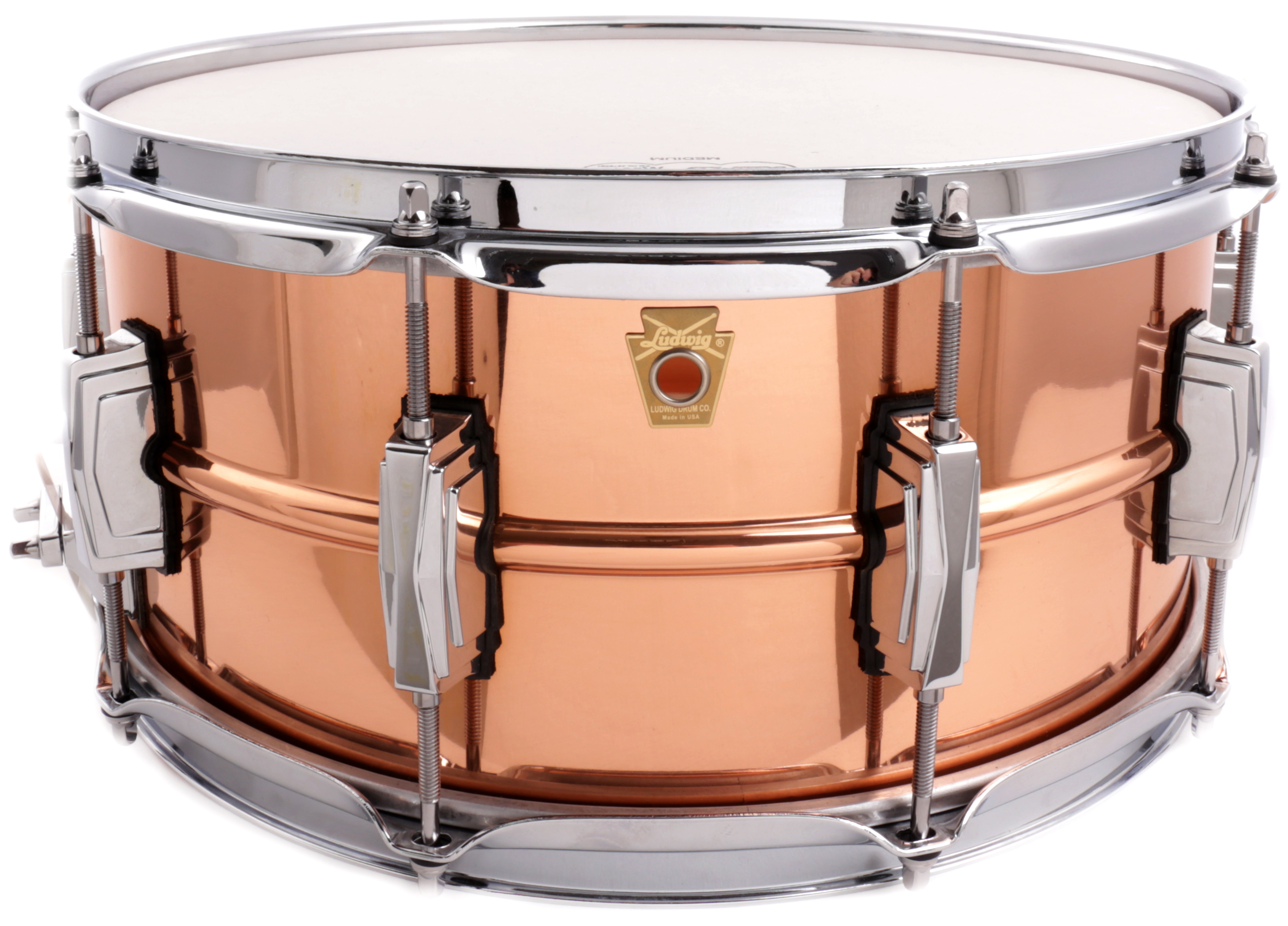 Copper-Phonic 14"x 6,5" Smooth Copper Imperial Lugs