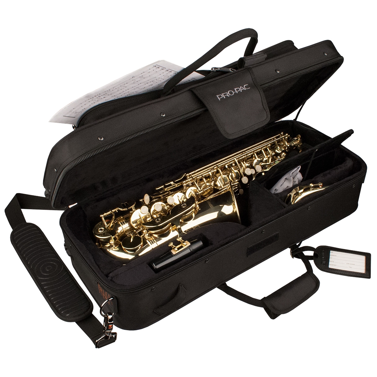 PB304 Altsaxkoffer schwarz