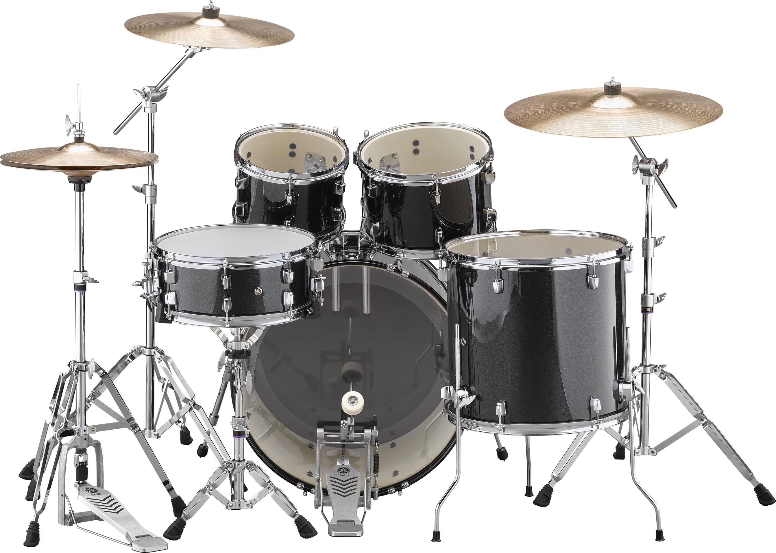 Rydeen Studio Drumset Black Glitter 20/10/12/14/SN incl.HW & Beckenset