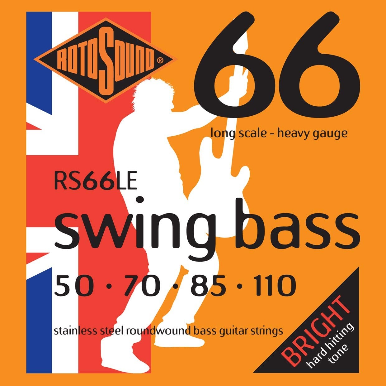 RS66LE E-Bass Saiten 4-String, stainless steel, 50-70-85-110
