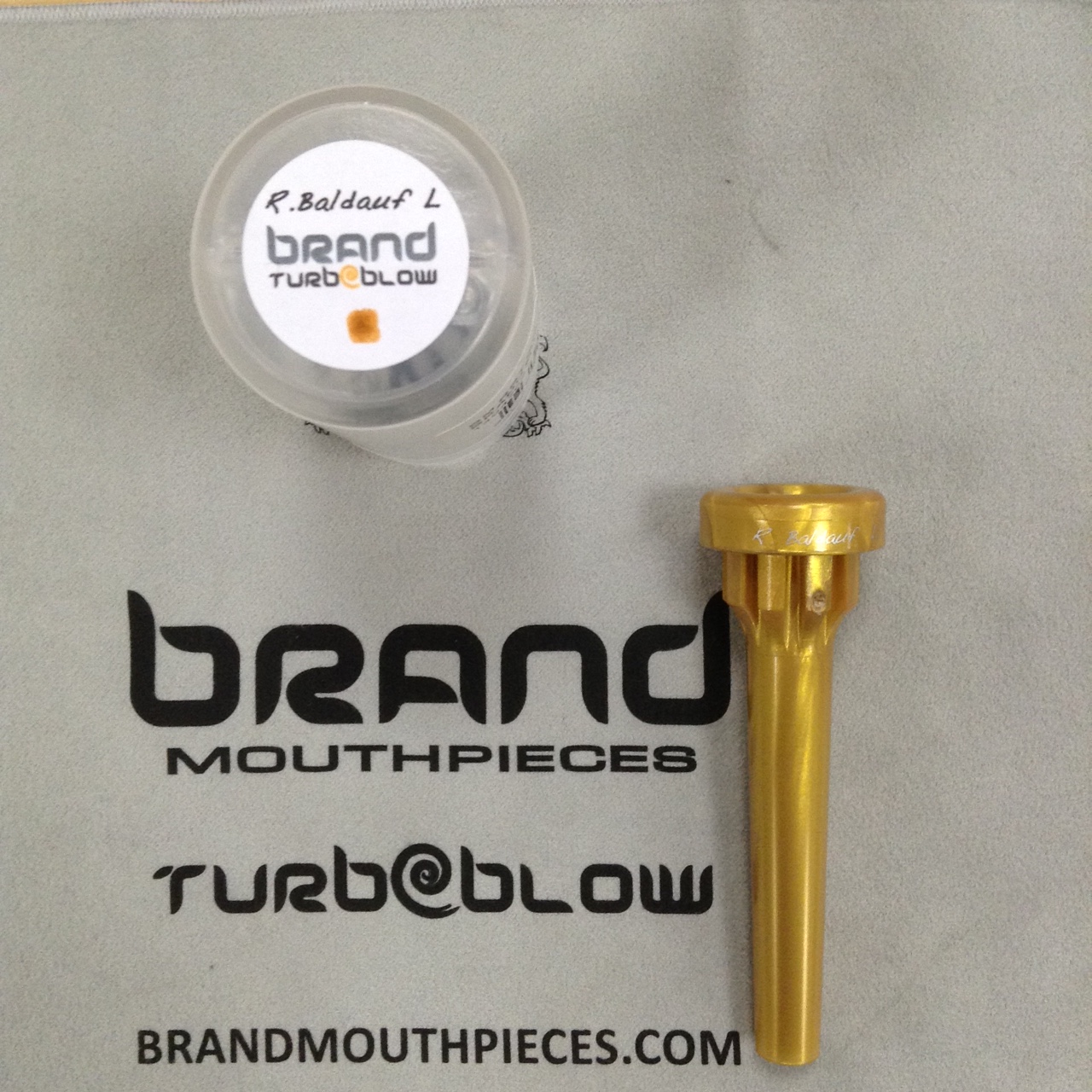 Kunststoffmundstück für Trompete Modell 1 FS GO, gold, TURBOBLOW