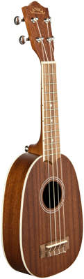 MA-P Pineapple Sopranukulele, Mahogany-Serie incl. Tasche