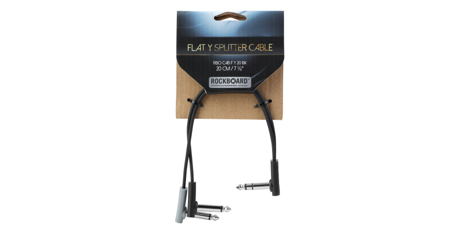 Flat Patch Y-Splitter Cable 20cm