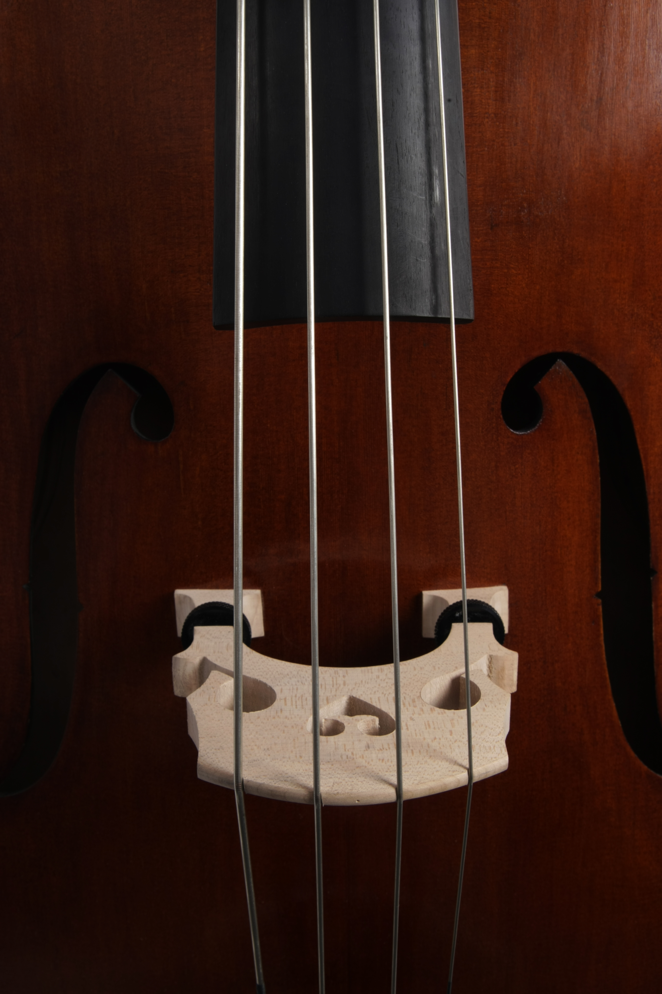 Kontrabassgarnitur 3/4 Violinform, Inklusive Bogen und Gigbag