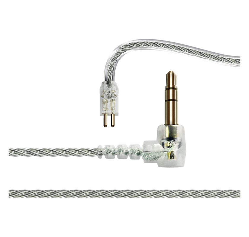 Premium Kabel silber mit Biegeelement