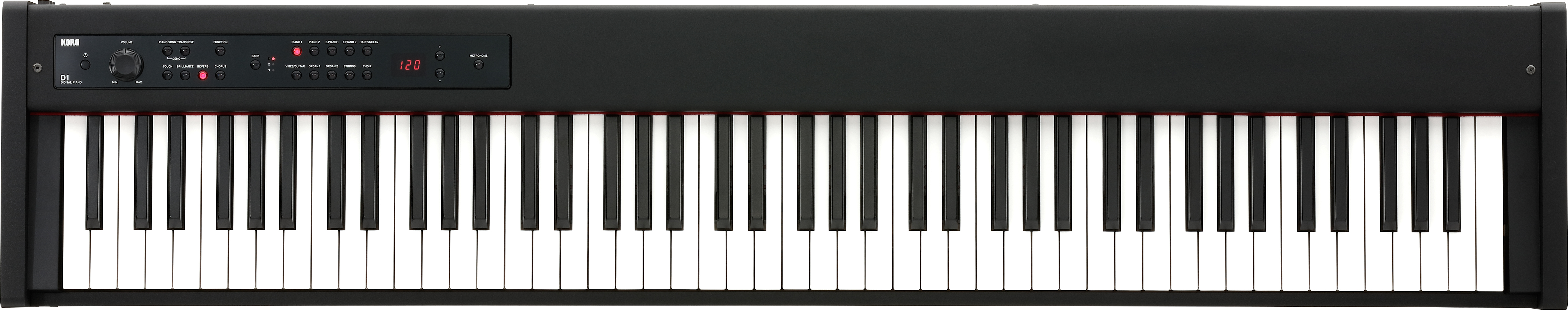 D1 Digitalpiano schwarz