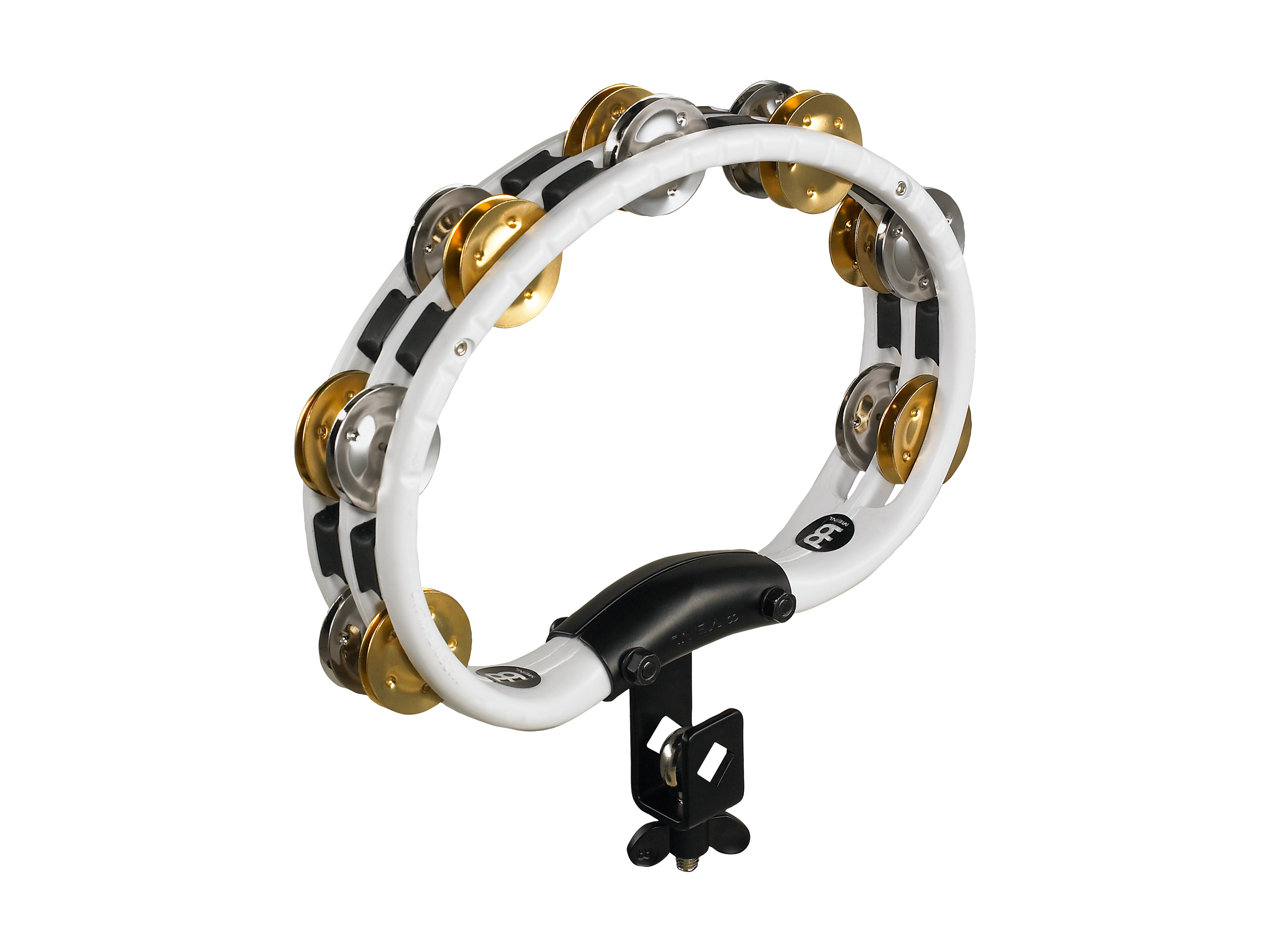 TMT2M-WH Tambourine 2 reihig - montierbar weiß