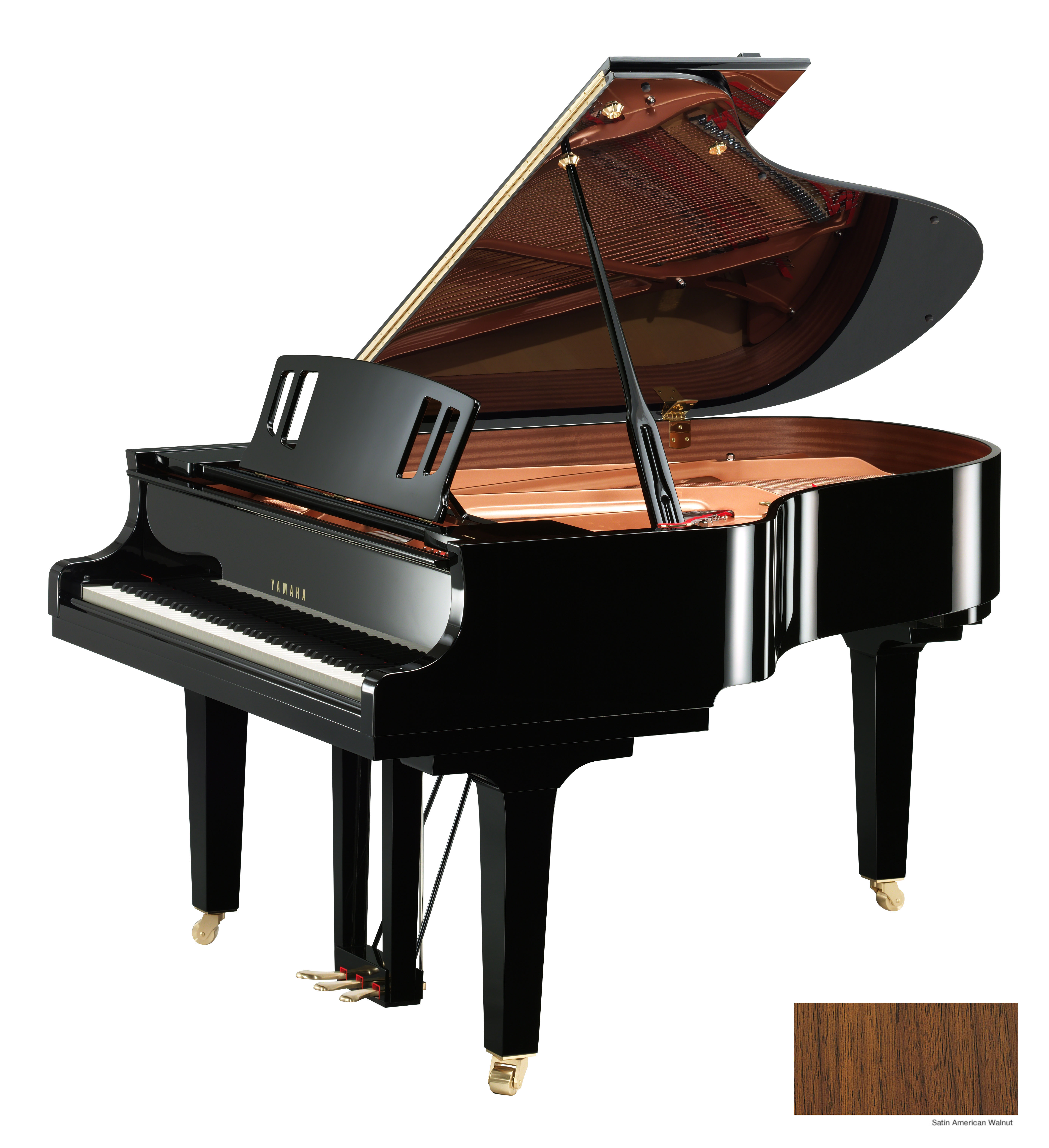 C 3 X SH3 SAW Silent Piano Nussbaum seidenmatt