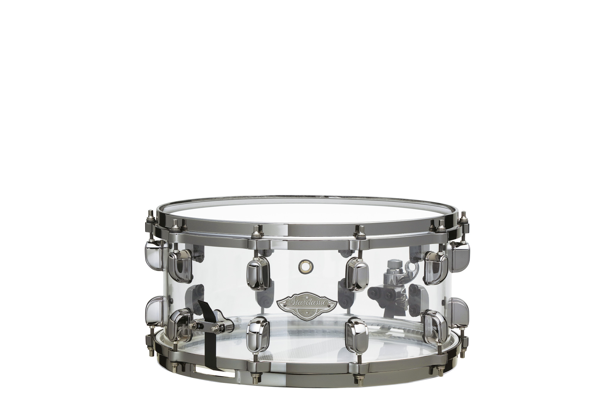 MBAS65BN-CI 50th Limited Starclassic Mirage Snaredrum 14" x 6,5" - Crystal Ice/Black Nickel HW