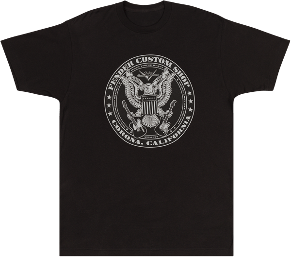 Custom Shop Eagle T-Shirt, Blk M
