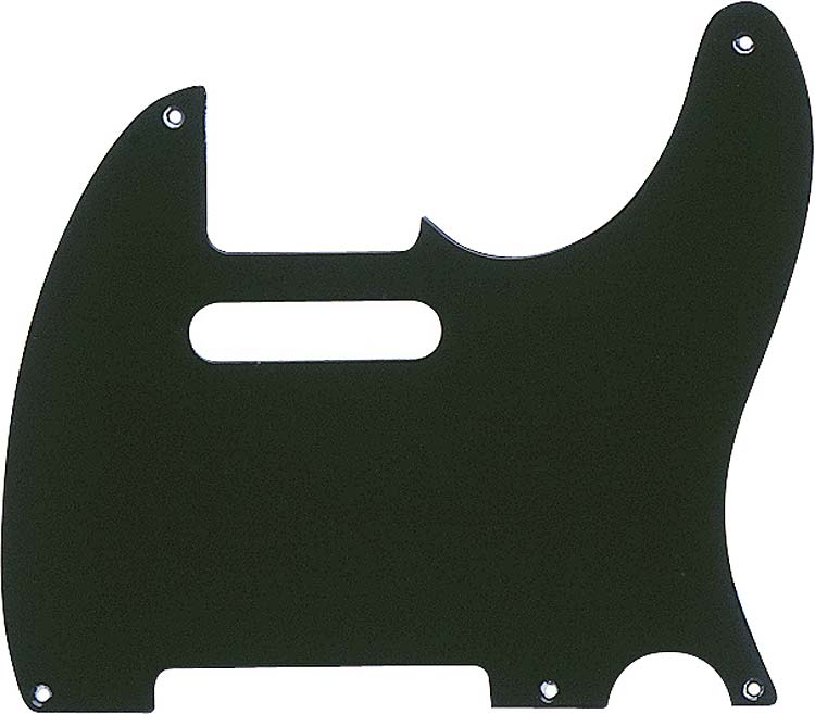 Tele Pickguard 5-Loch schwarz