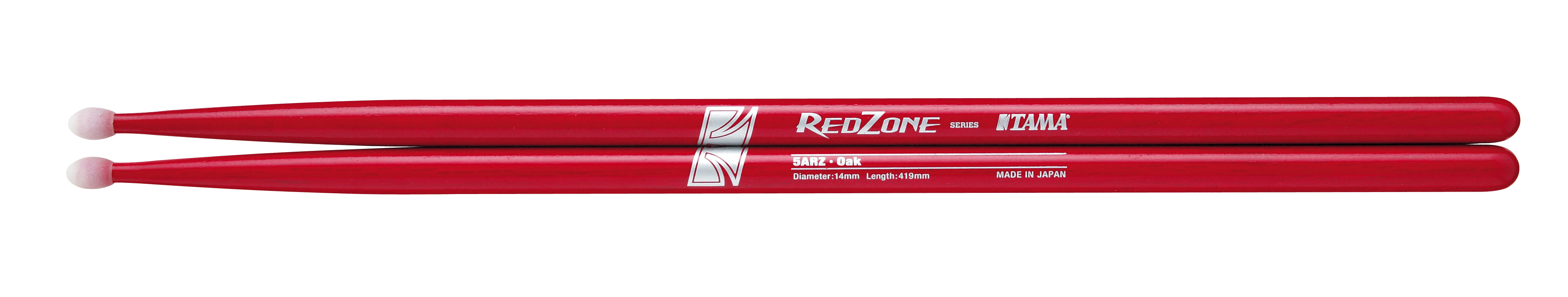 5A Redzone Drumsticks Silver Logo