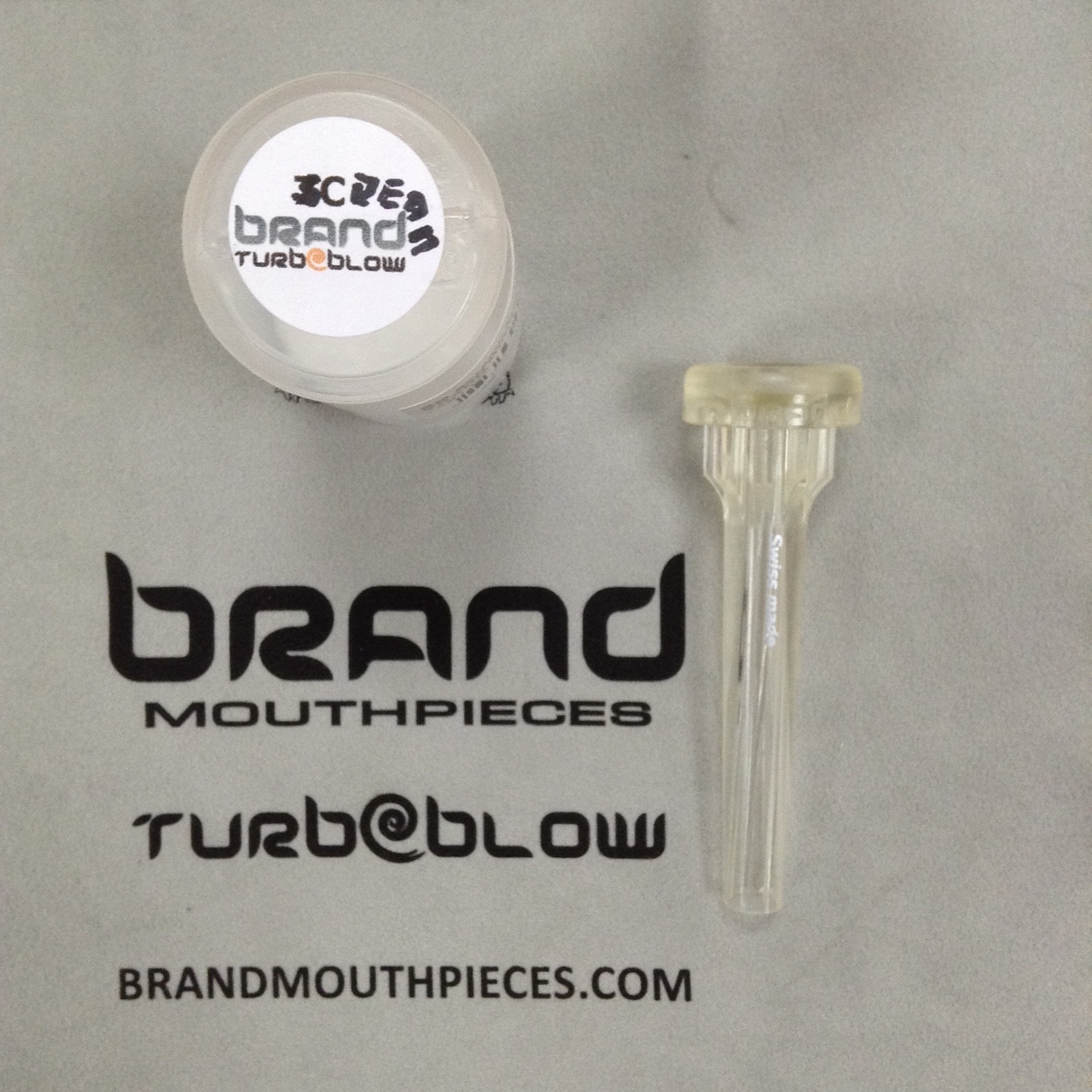 Kunststoffmundstück für Trompete Modell BM Scream T, transparent, TURBOBLOW