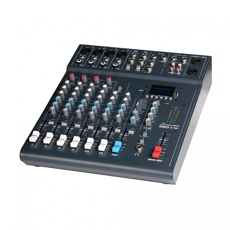 Club XS 8 + Mischpult (USB/SD Play/Rec/Bluetooth) DSP Effekt Club XS 8 + Mischpult (USB/SD Play/Rec/Bluetooth) DSP Effekt