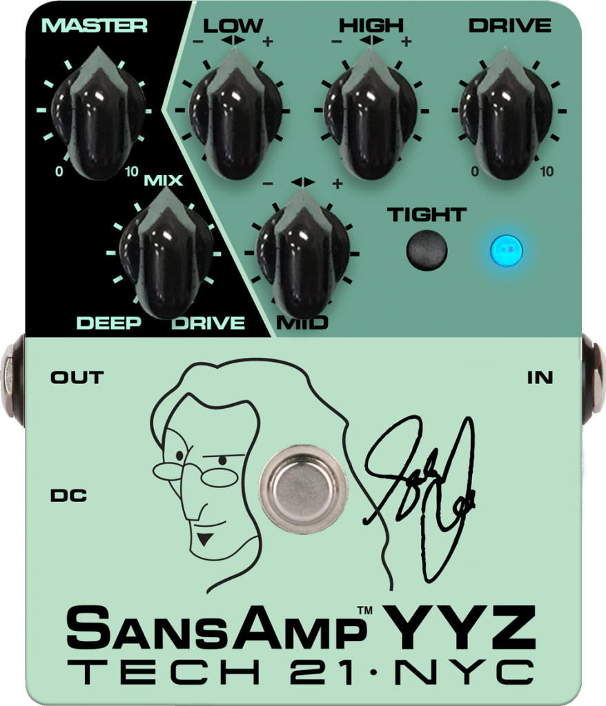 Geddy Lee Sign SansAmp YYZ - Bass Pedal
