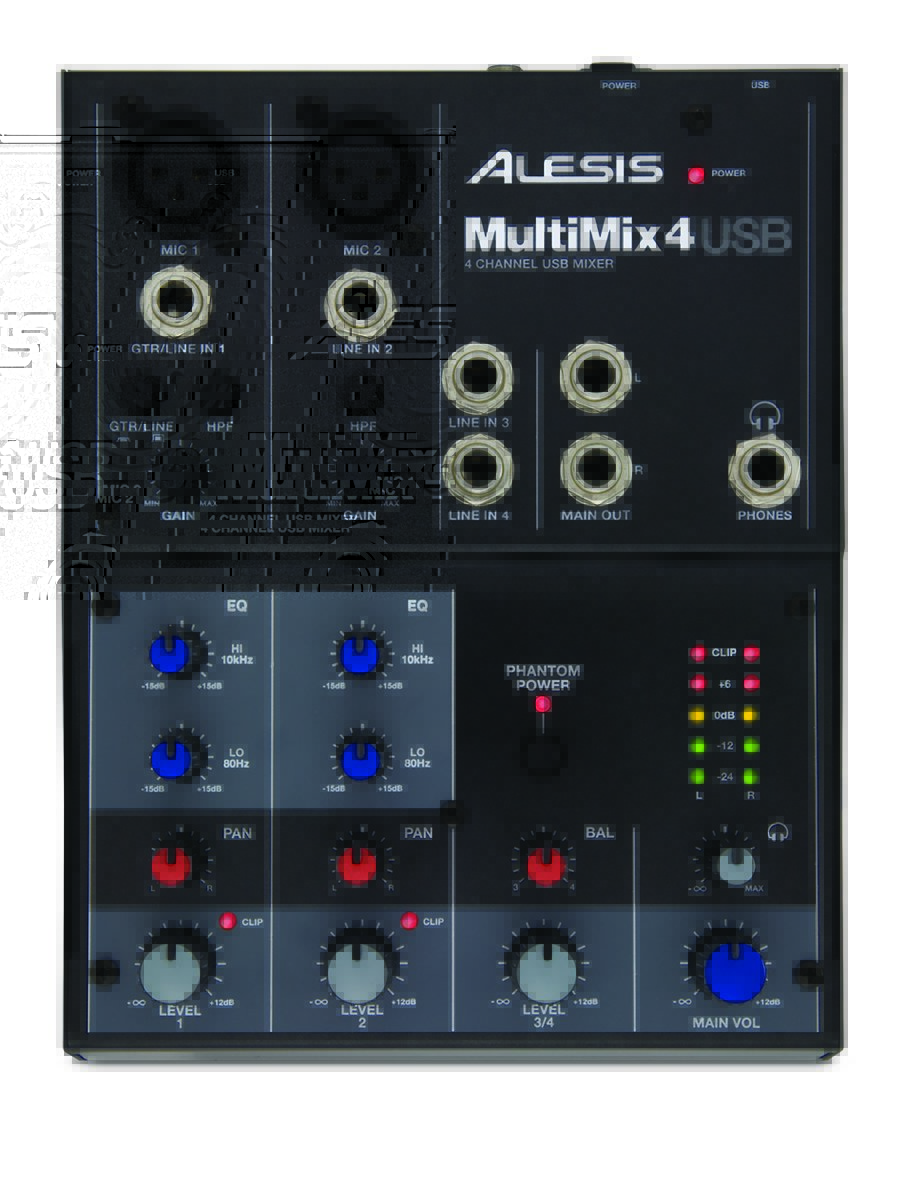 MultiMix 4 USB Mischpult/Audio Interface