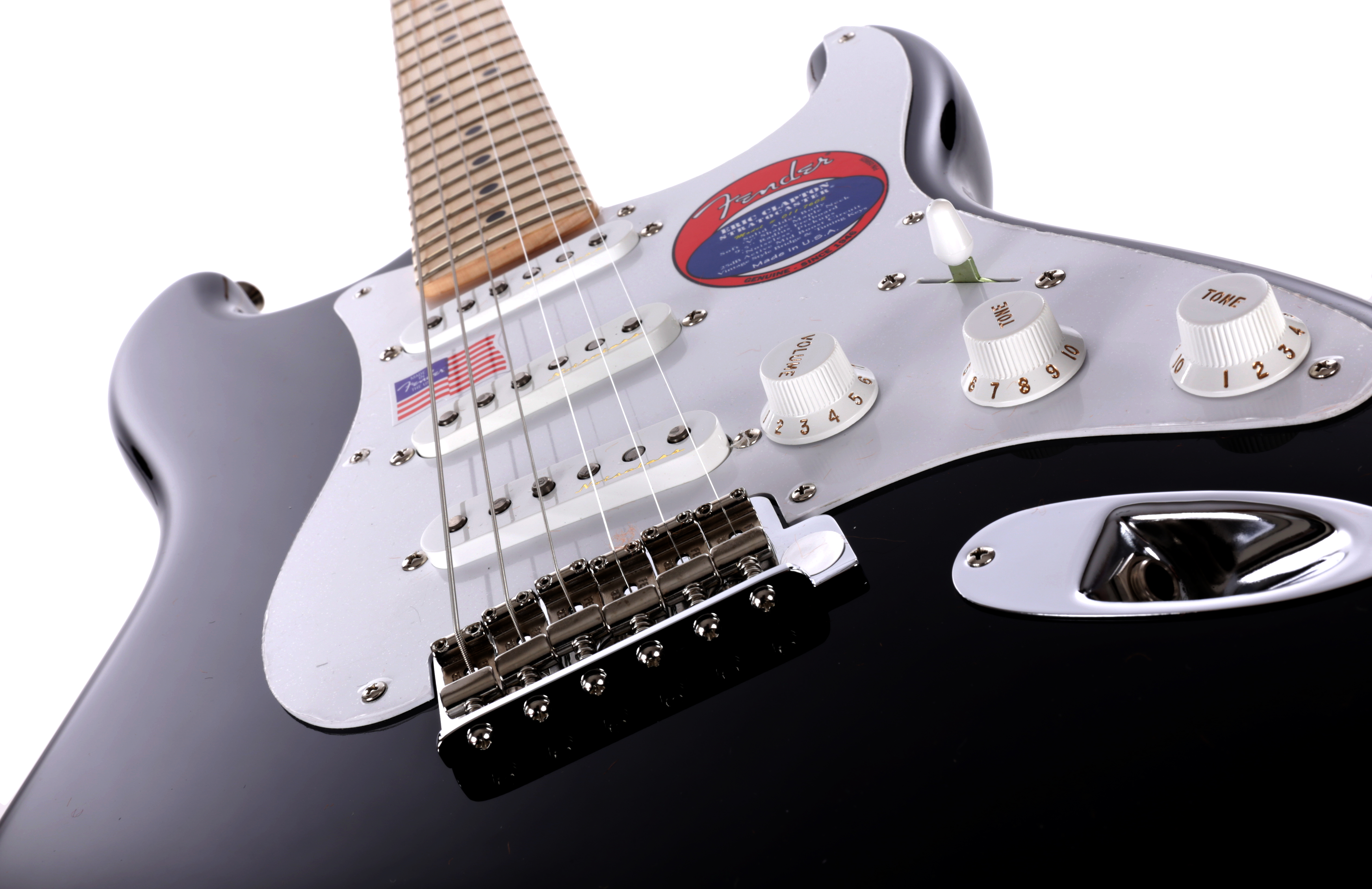 Eric Clapton Strat Maple Fretboard, black