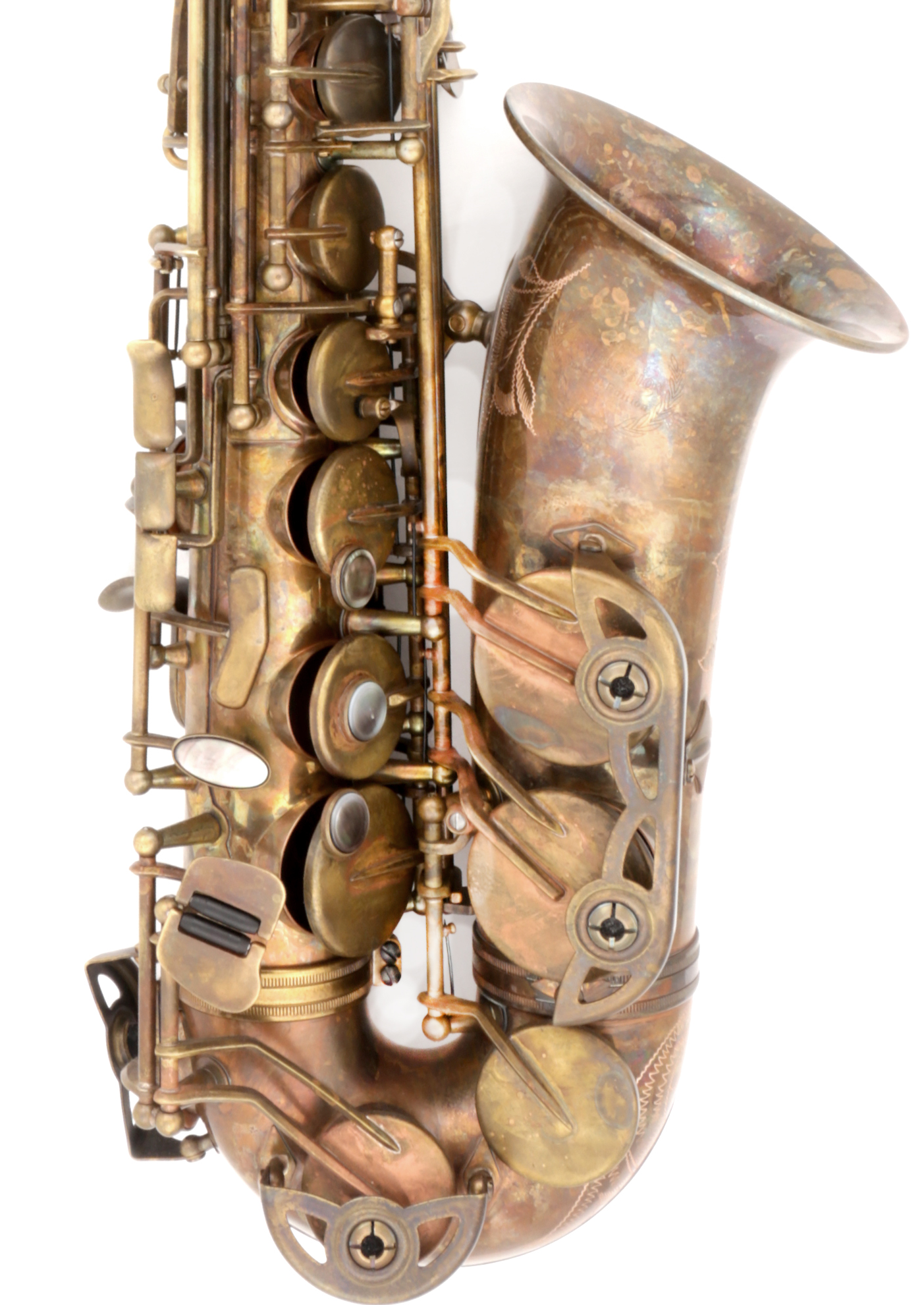 X-Old Altsaxophon Messing unlackiert