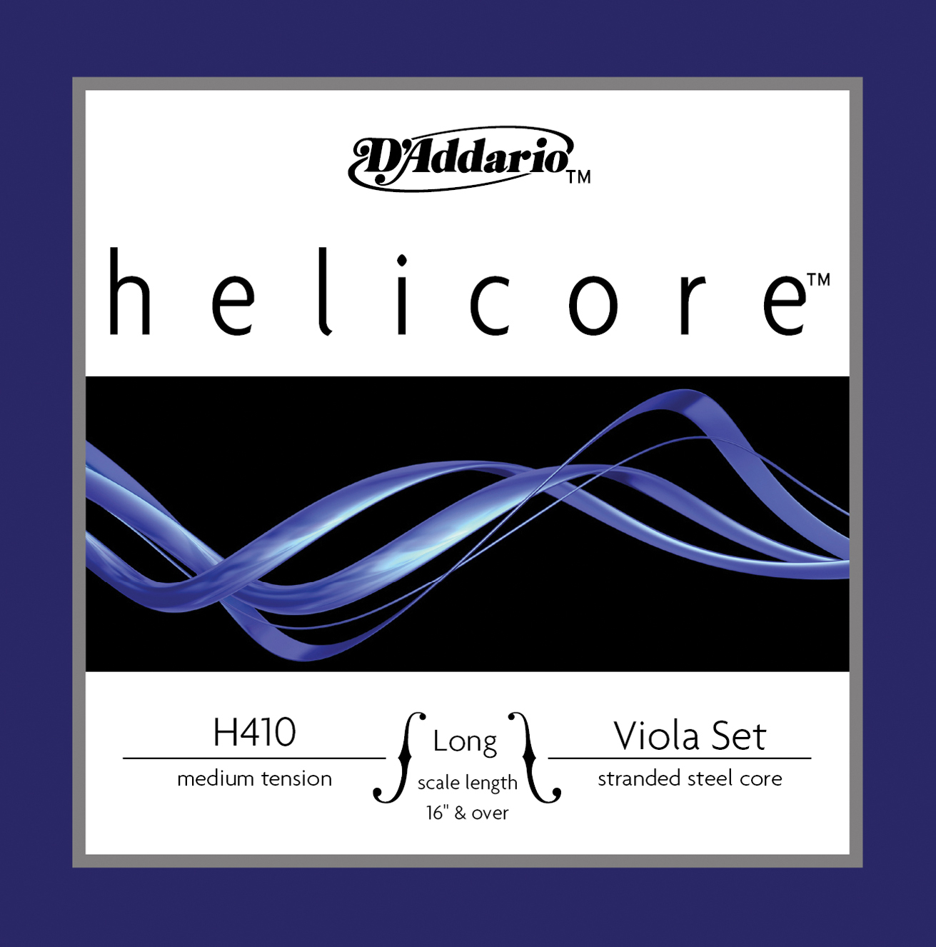 H410-LM Helicore Viola Satz lang medium