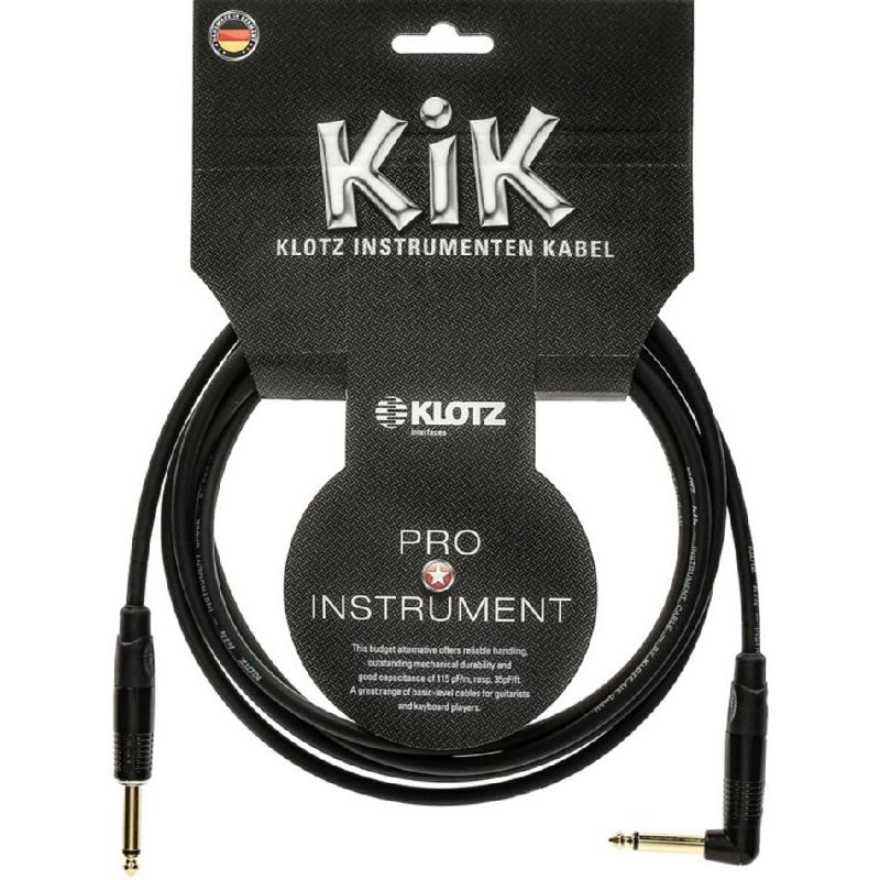 KIK Instrumentenkabel 3m Winkel