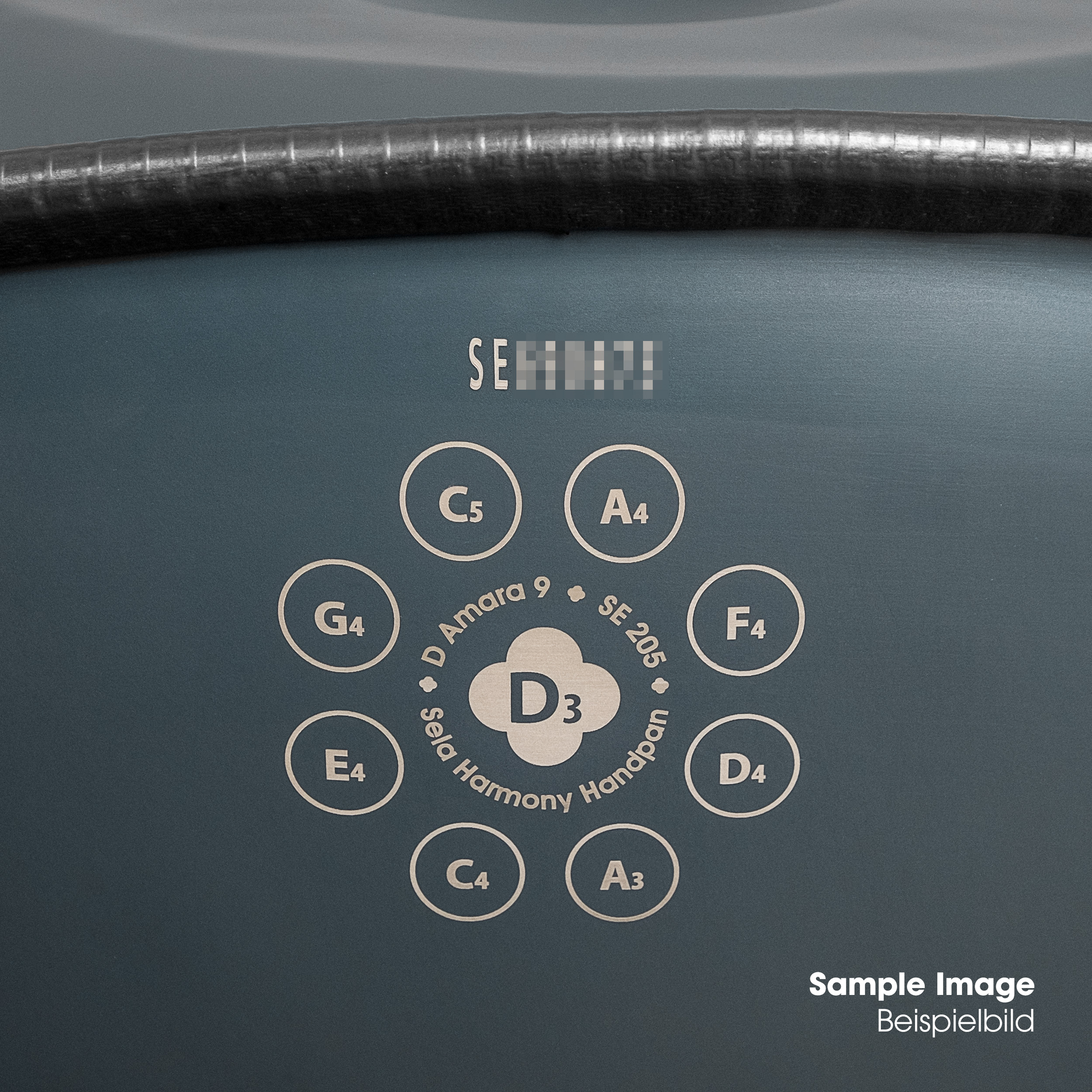 SE 205 Harmony Handpan D Amara 9 nitrierter Stahl Set SE 205 Harmony Handpan D Amara 9 nitrierter Stahl Set