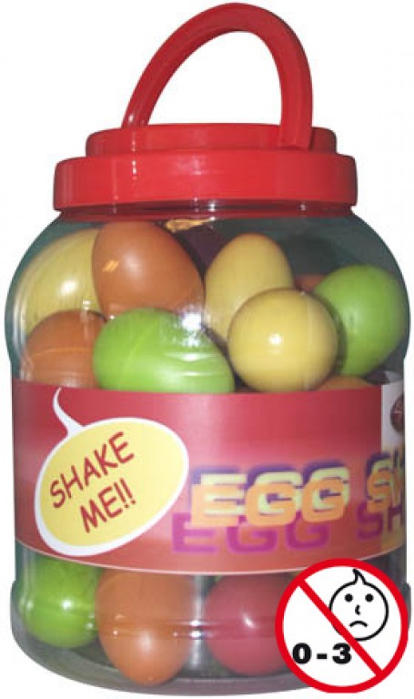 PLASTIC EGG SHAKER BOX/40PCS