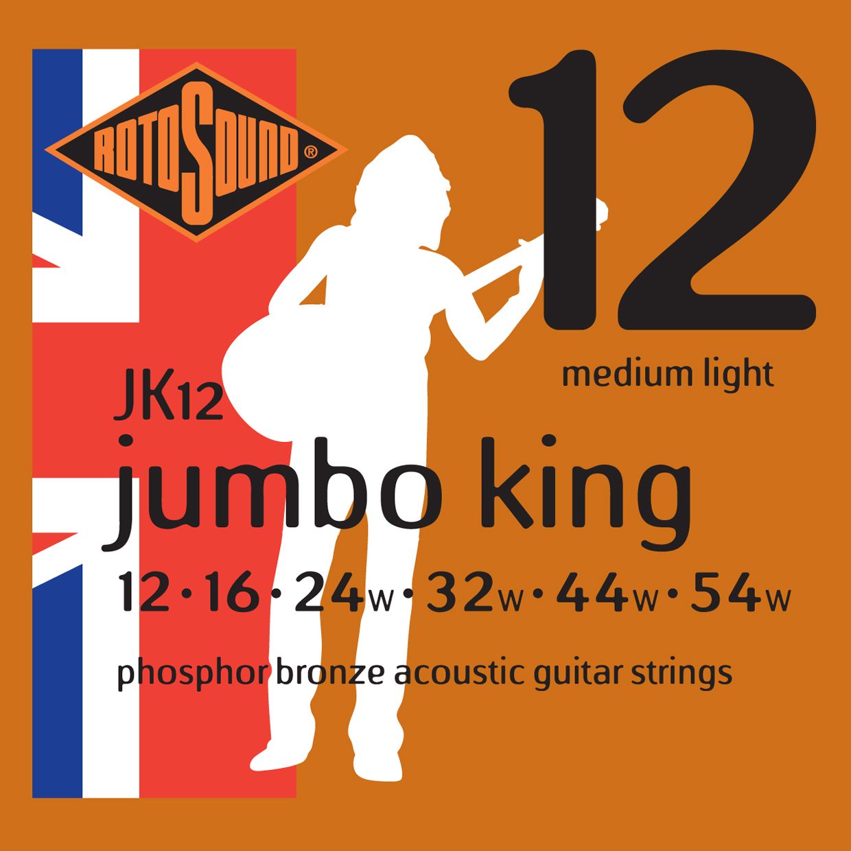 JK12 Jumbo King Phosphor Bronze 12 16 24 32 44 54