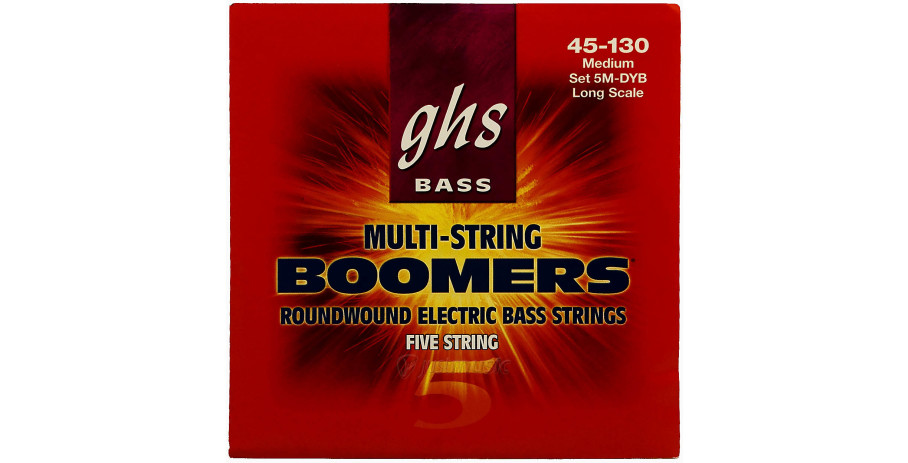GHS 3045 5/M DYB Bass Boomers - Set, 5-String 45-65-85-105-130