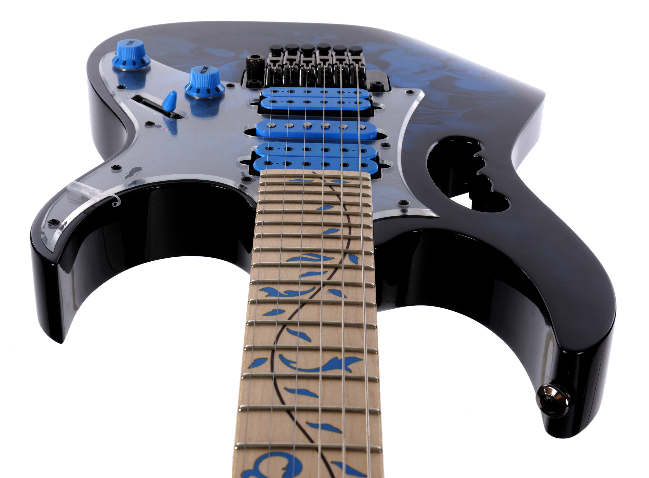 JEM77P-BFP Premium Steve Vai Signature Blue Floral Pattern