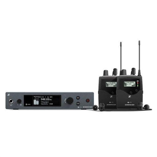 EW IEM G4-TWIN-E In Ear Monitoring mit 2 Empfängern E-Band: 823 - 865 MHz