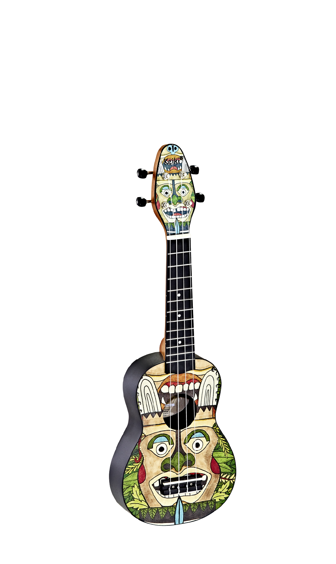 KEIKI Ukulelen Set "Totem" inkl. Gymbag/H-Tuner/5 Picks/Gurt KEIKI Ukulelen Set "Totem" inkl. Gymbag/H-Tuner/5 Picks/Gurt