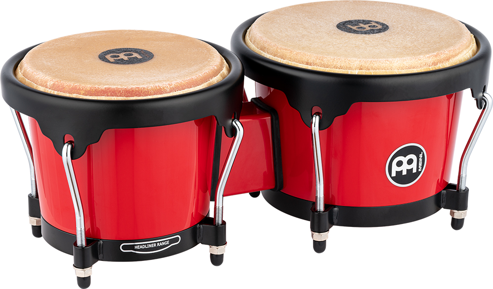 HB50R Journey Series Bongo -6 1/2" & 7 1/2" Red