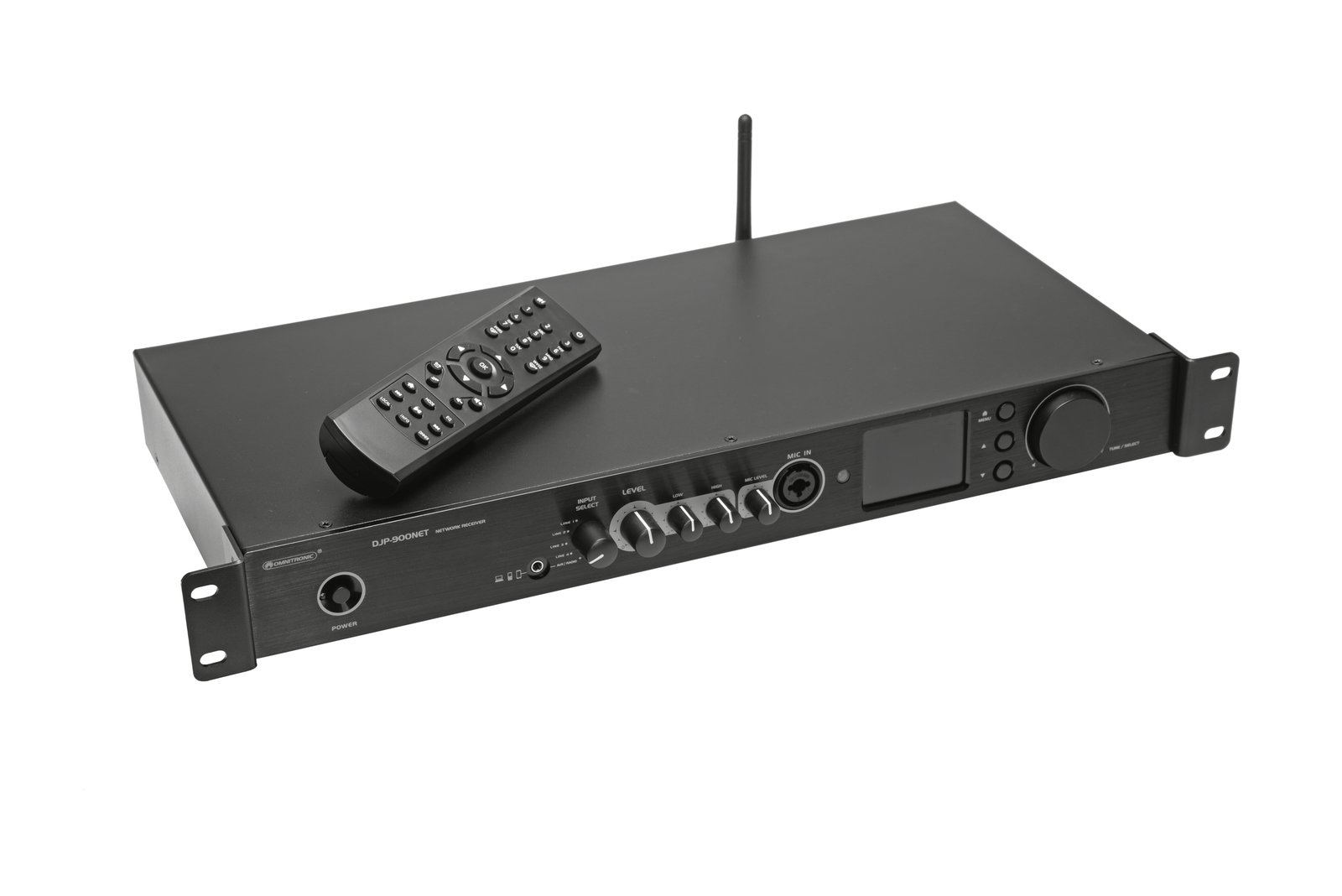 DJP-900NET Class-D Verstärker mit Internetradio 2 x 460Watt / 4 Ohm