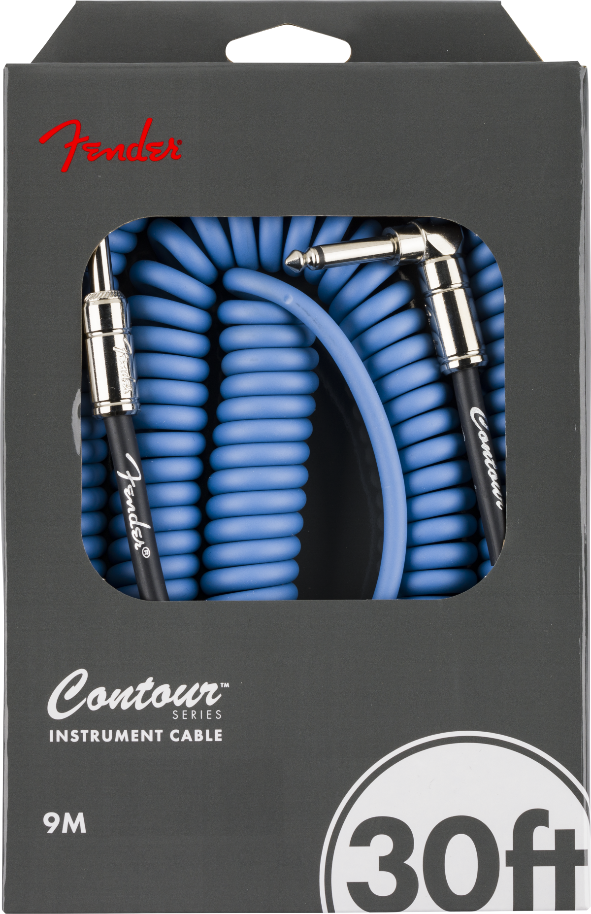 Contour Series Spiral-Instrumentenkabel Lake placid blue