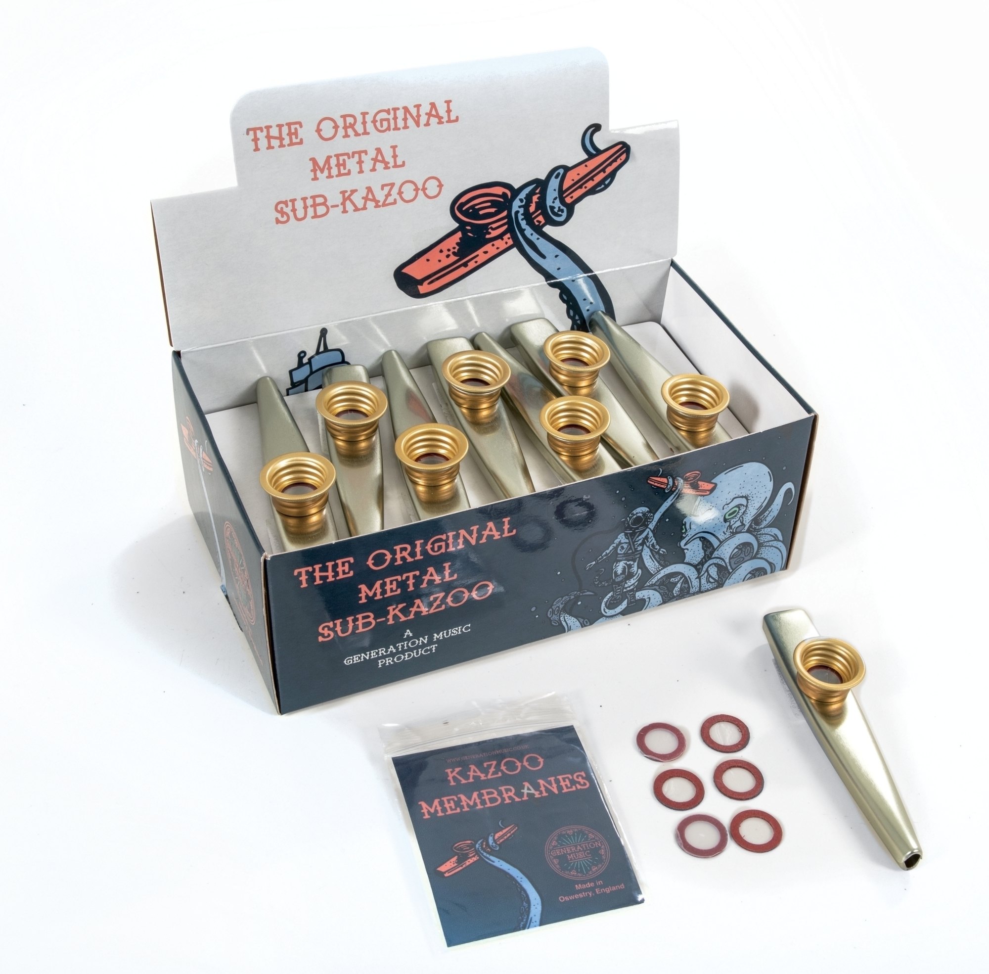 Kazoo Metall Stück