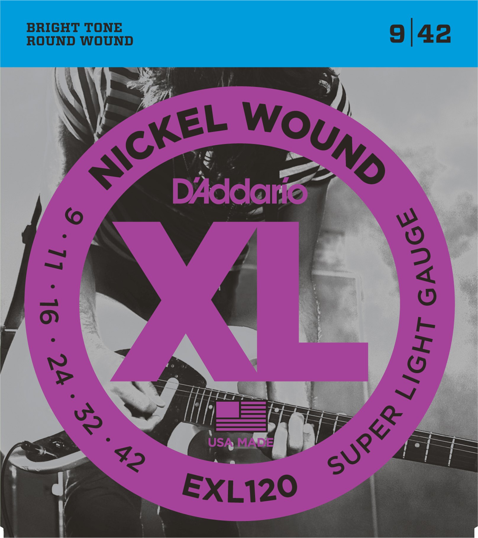 EXL120 Nickel Wound Super Light 9-42