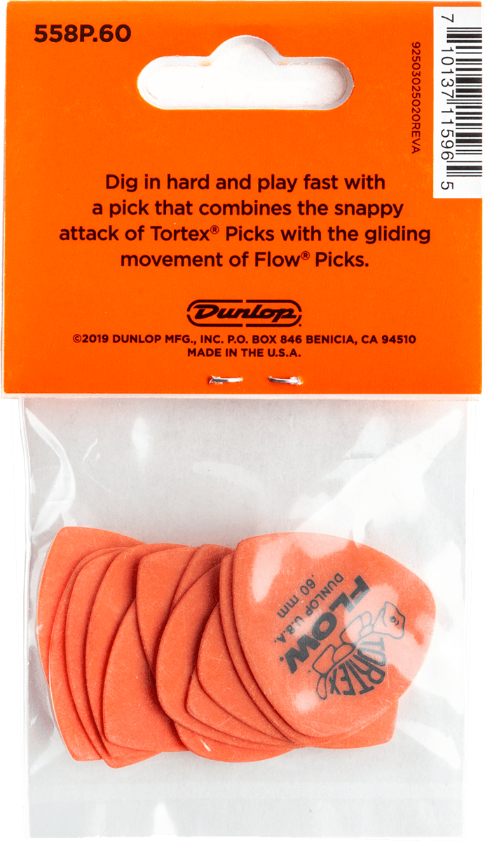 Tortex Flow Standard 0,60 mm Player's Pack Tortex Flow Standard 0,60 mm Player's Pack