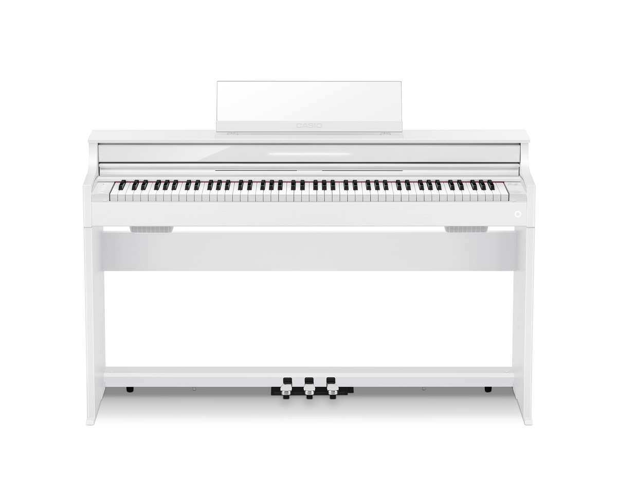 AP-S450 WE Set inklusive Klavierbank, Kopfhörer, Notenheft weiss matt