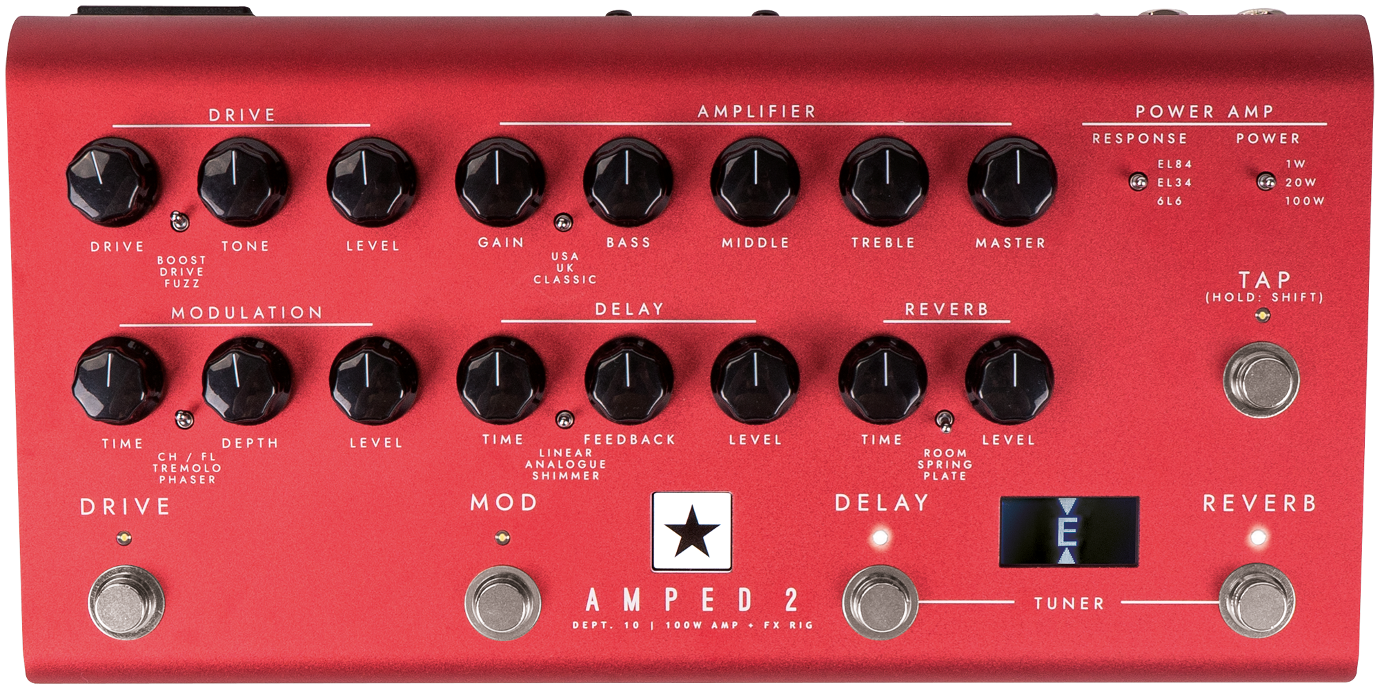 Pedalverstärker Dept. 10 Amped 2 B-Ware