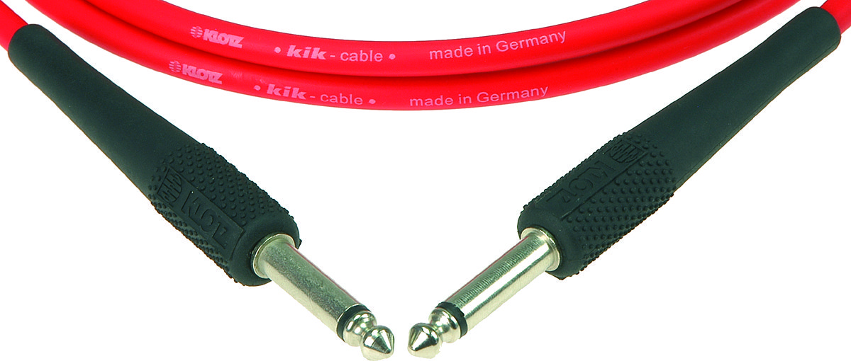 Kik Instrumentenkabel 6m Rot