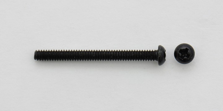 Humbucker-Höhenverstellschrauben / US schwarz Länge: 25mm