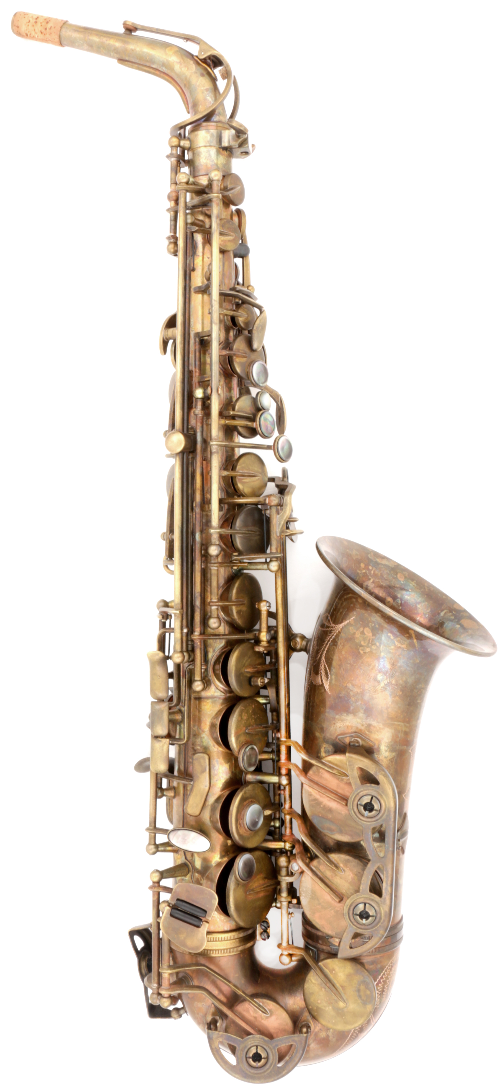 X-Old Altsaxophon Messing unlackiert