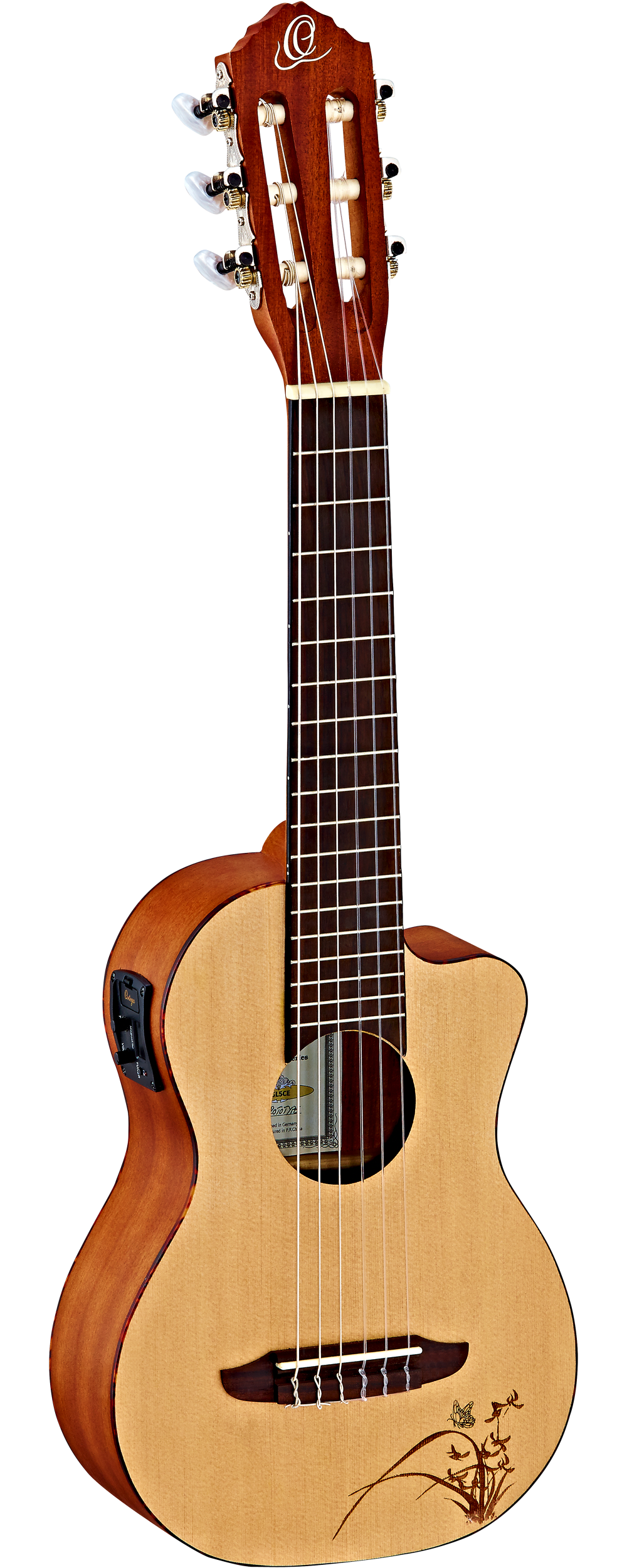 RGL5CE Guitarlele m. Cutaway + PU Fichten-Decke Sapele-Korpus