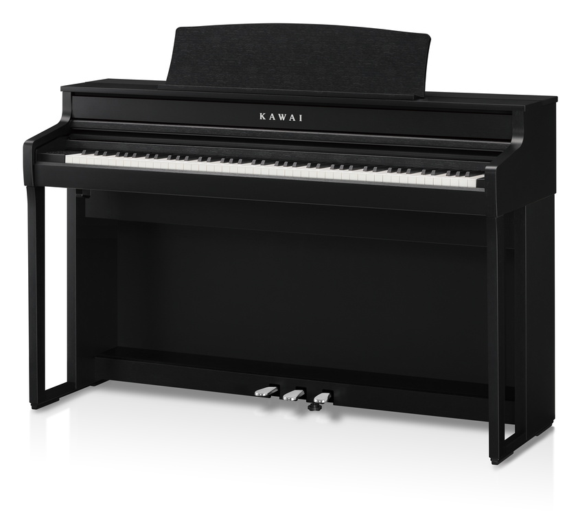 CA-501 B Set mit Klavierbank, Kopfhörer, Notenheft Schwarz matt