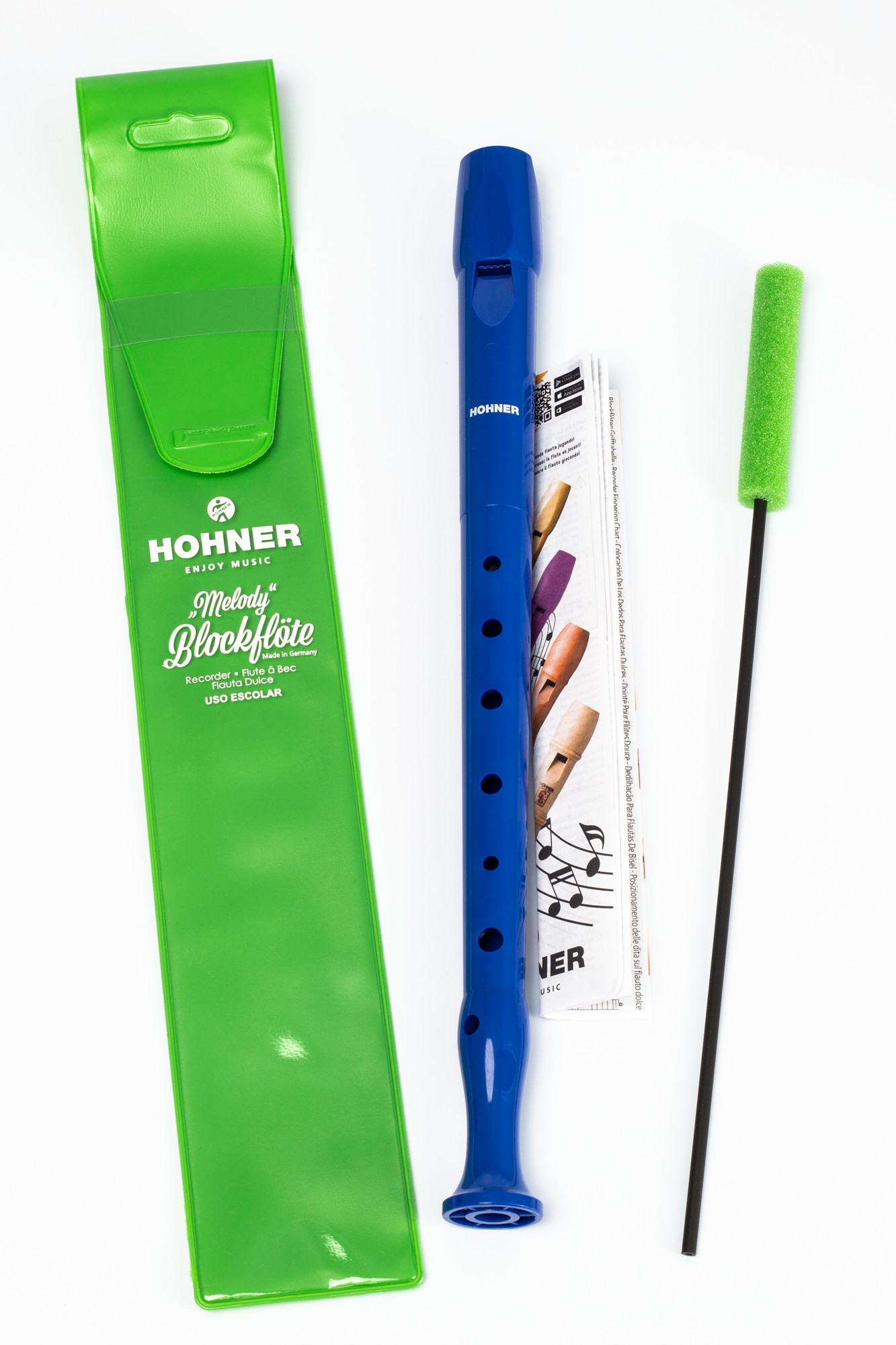 Melody Line Blockflöte deutsch, blau